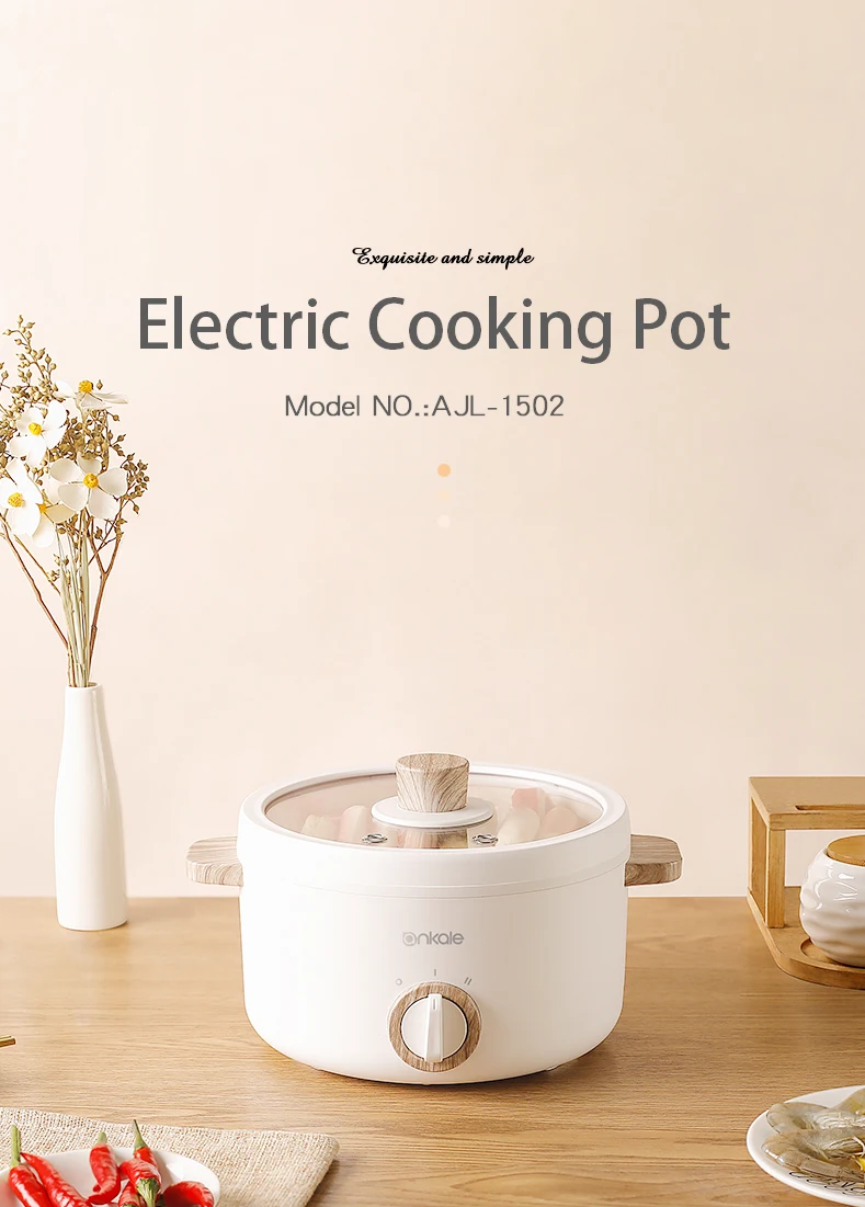 electric cooking pot Kitchen cooking skillet