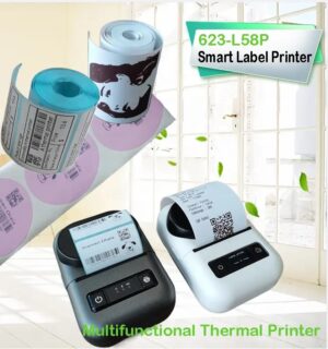 Mini 58mm passport photo barcode stiker label thermique thermal printer - Image 3