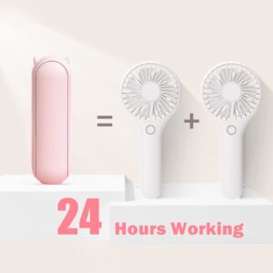 Handheld Mini Portable Rechargeable 3 IN 1 Folding Fan - Image 4