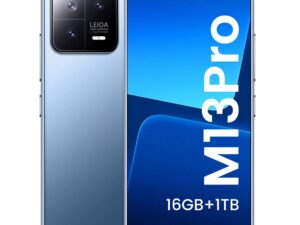 M13 PRO 16GB+1TB 72MP+108MP Full Display Android 12 Smart Mobile Phone - Blue