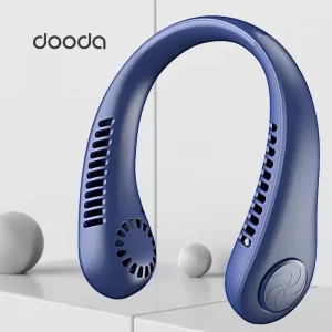 USB Rechargeable Leafless Portable Folding Neck Fan