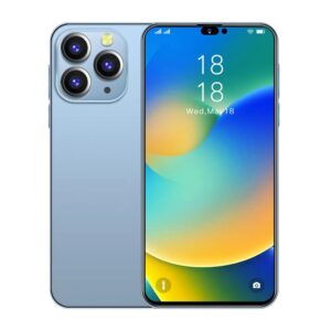 I14 Pro Max 6.7 Inch Dual Sim 16GB+1TB Big Screen Android Smart Phone