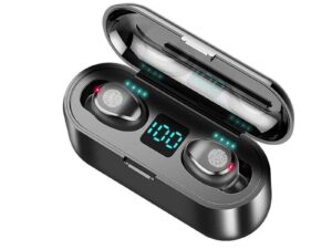 F9 BT5.3 Wireless LCD Digital Electric Noise Reduction TWS Earbuds