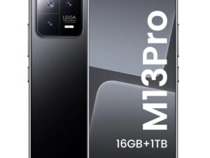 M13 PRO 16GB+1TB 72MP+108MP Full Display Android 12 Smart Mobile Phone - Black