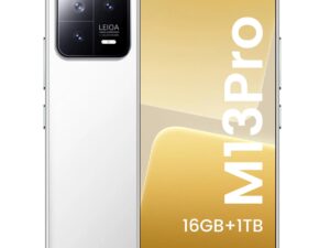 M13 PRO 16GB+1TB 72MP+108MP Full Display Android 12 Smart Mobile Phone - White