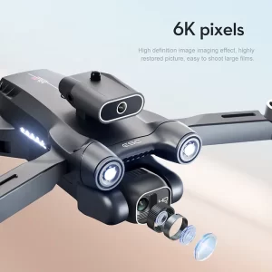 Brushless motor 6K camera carbon fiber mini Drone - Image 3