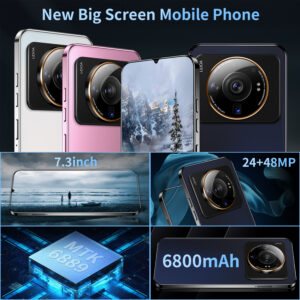 M12S ULTRA 16GB+1TB 7.3 Inch full Display Android 12 Smart phone - Image 3