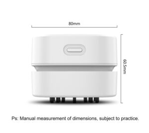 ABS Portable Mini Desktop Table Vacuum Cleaner - Image 3