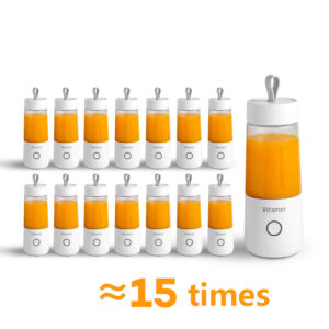 Portable BPA Free 350ml Tritan Cup Electric Mixer Fruit Juicer - Image 2