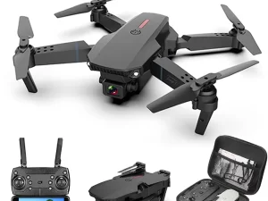 6 Axis WiFi LED Dual Camera 4K VTOL E88 Pro RC Drones