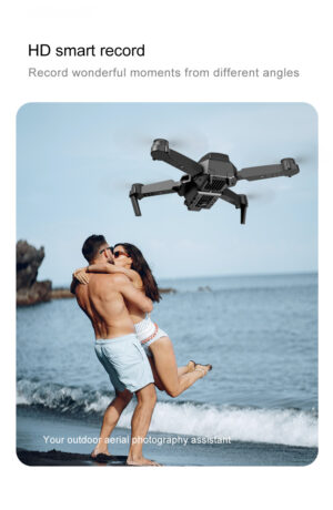 6 Axis WiFi LED Dual Camera 4K VTOL E88 Pro RC Drones - Image 2