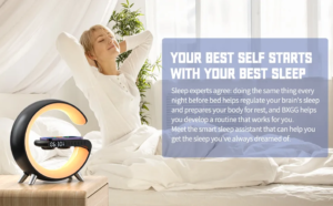 Smar ttmosphere lamp wireleless charger with bluetooth speaker - Image 3