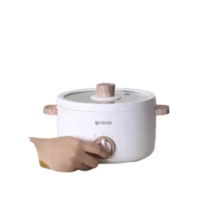 Electric 1.5L Fashion Cooking Pot Kitchen Skillet
