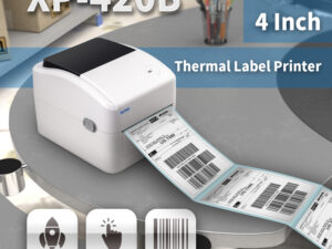 Xprinter Bluetooth Barcode Label 4x6 Roll Sticker Shipping Label Thermal Printer