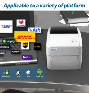 Xprinter Bluetooth Barcode Label 4x6 Roll Sticker Shipping Label Thermal Printer - Image 2
