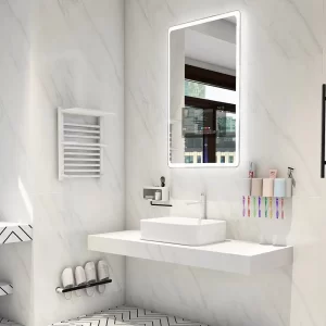 Rectangle LED Full function Android Smart Magic Mirror TV For Bathroom - Image 3