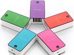 Portable USB battery 1200 mAh humidity mini fan