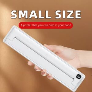Wireless mini A4 size handheld inkless thermal printer
