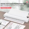 Wireless mini A4 size handheld inkless thermal printer - Image 4
