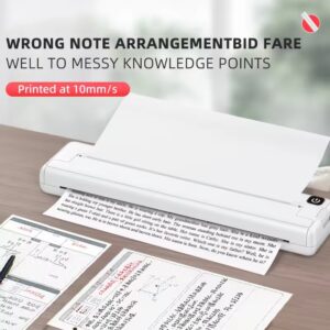 Wireless mini A4 size handheld inkless thermal printer - Image 4
