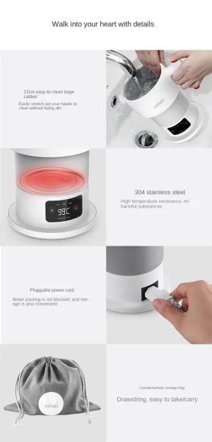 Smart Folding Portable Electric 600ml Water Kettle - Image 4